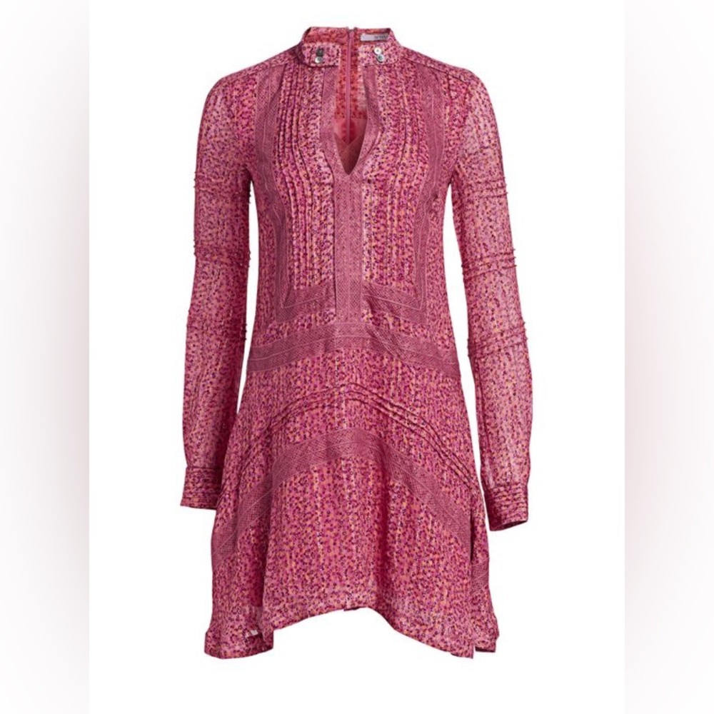Derek Lam Floral Embroidered Peasant Dress